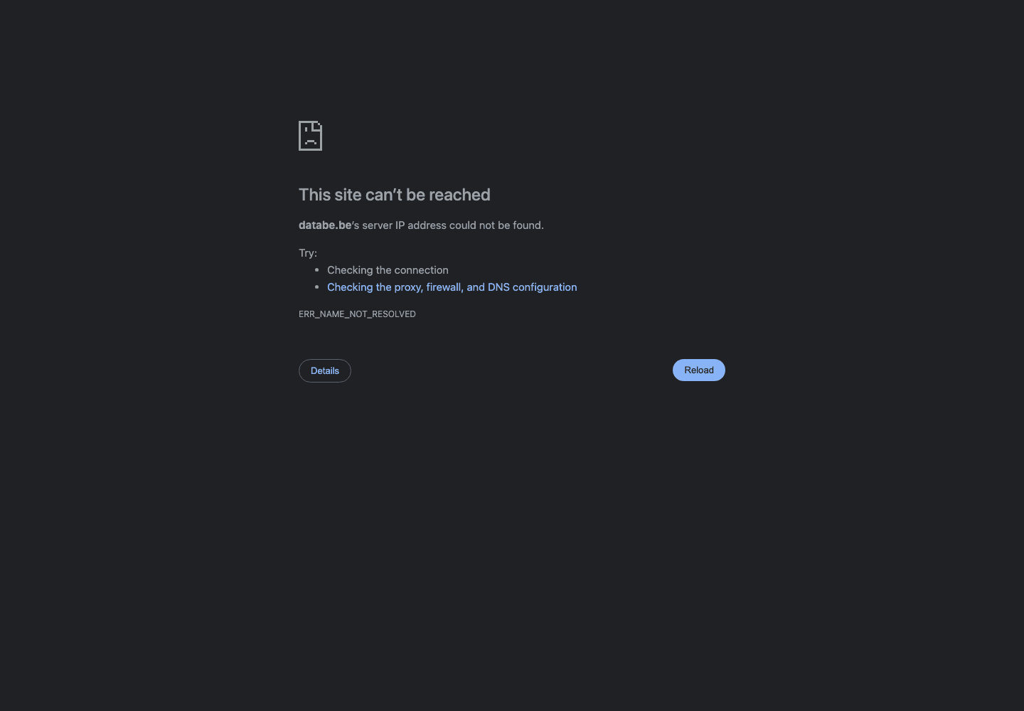 DataBe project preview