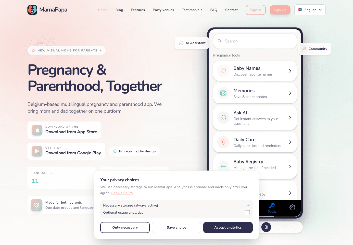 Mamapapa project preview